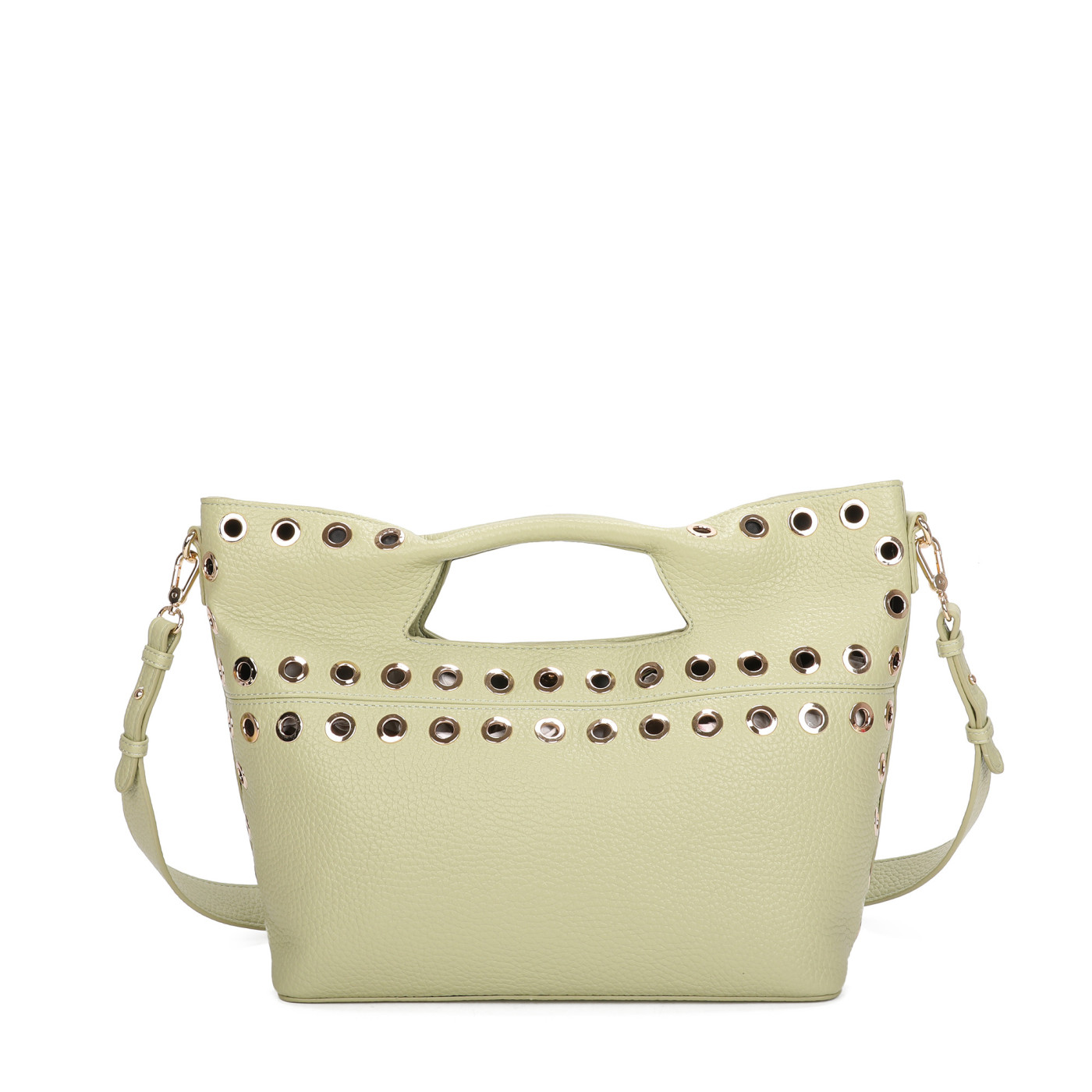 Bolso Shopper con tachuelas