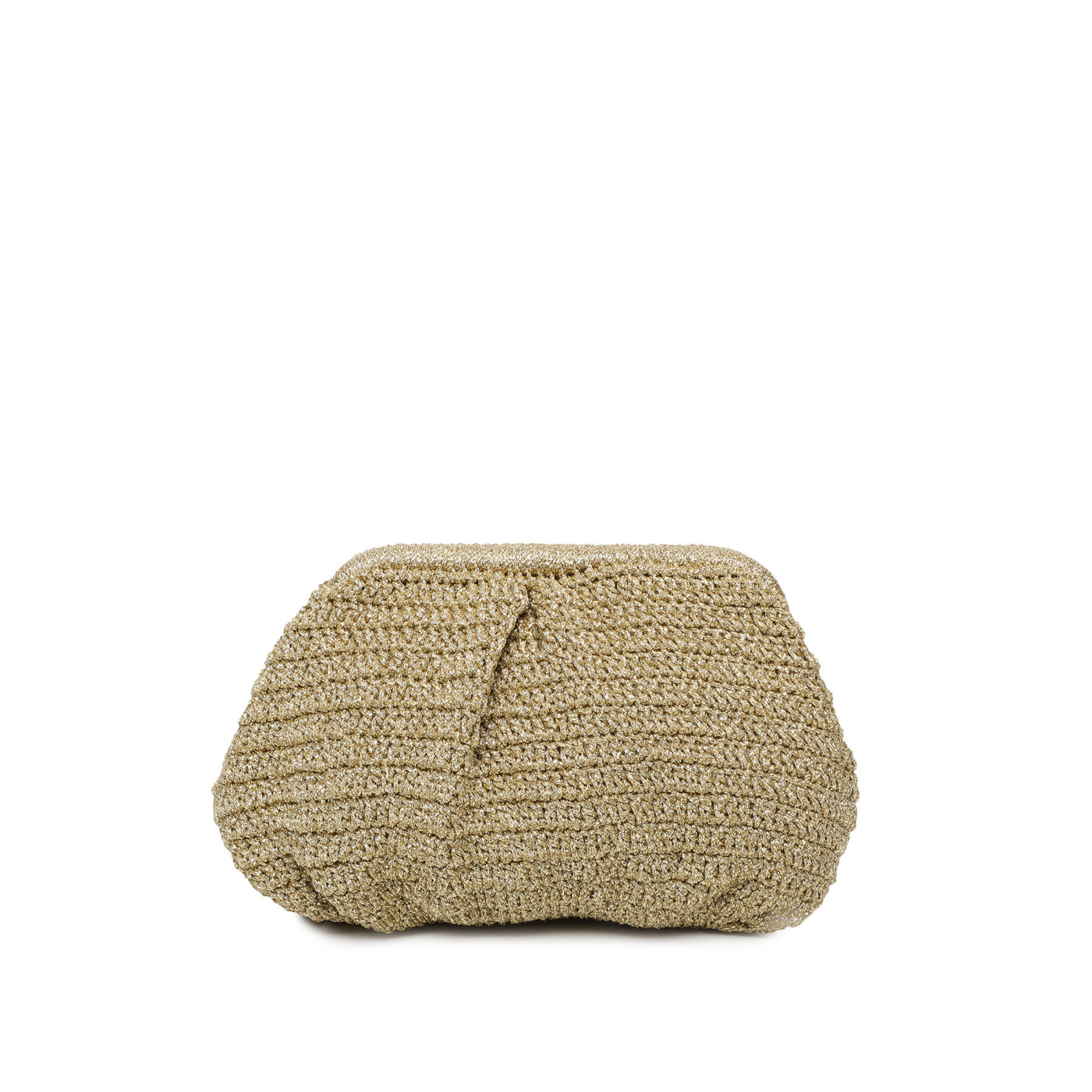 Shiny raffia handbag