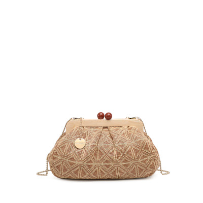 Raffia handbag