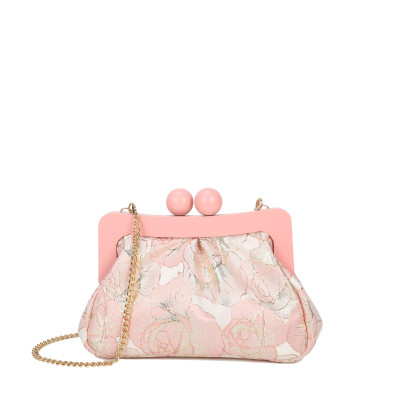 Handbag with floral print