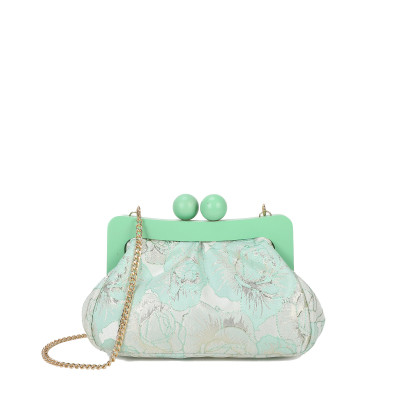 Handbag with floral print