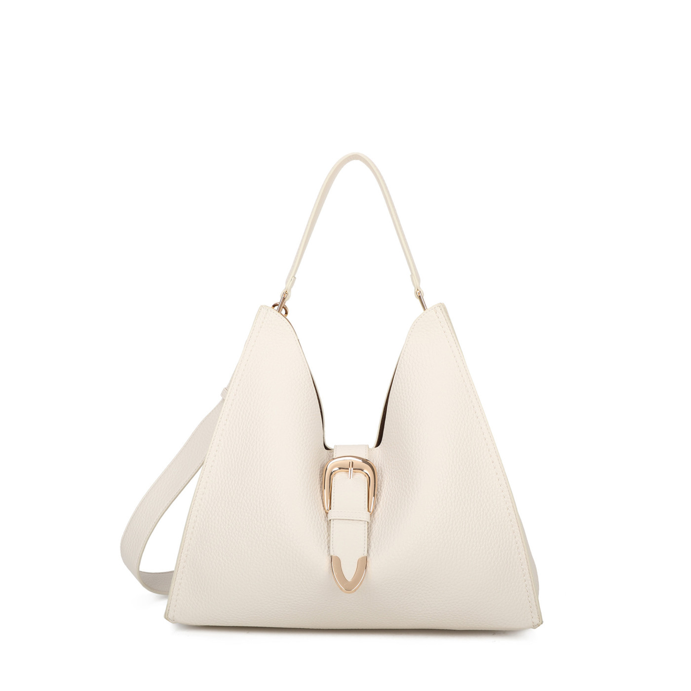 Mala Shopper com fivela dourada