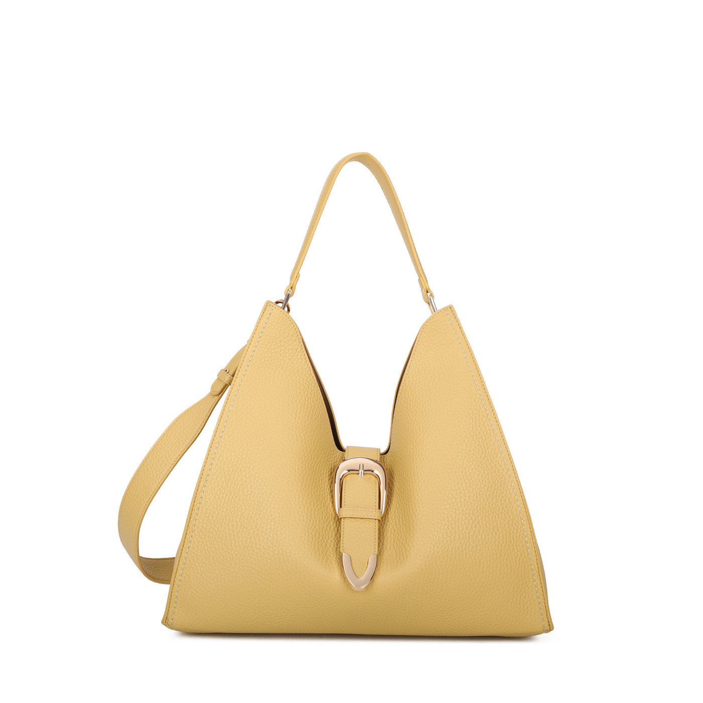 Mala Shopper com fivela dourada