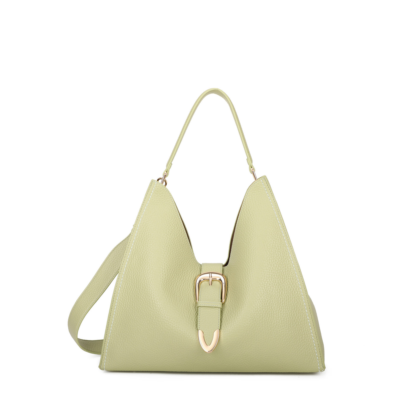 Mala Shopper com fivela dourada