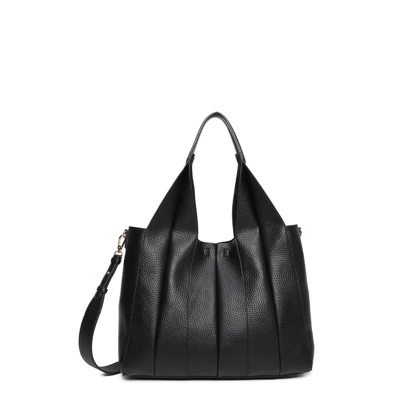 Bolso Shopper con detalle plisado