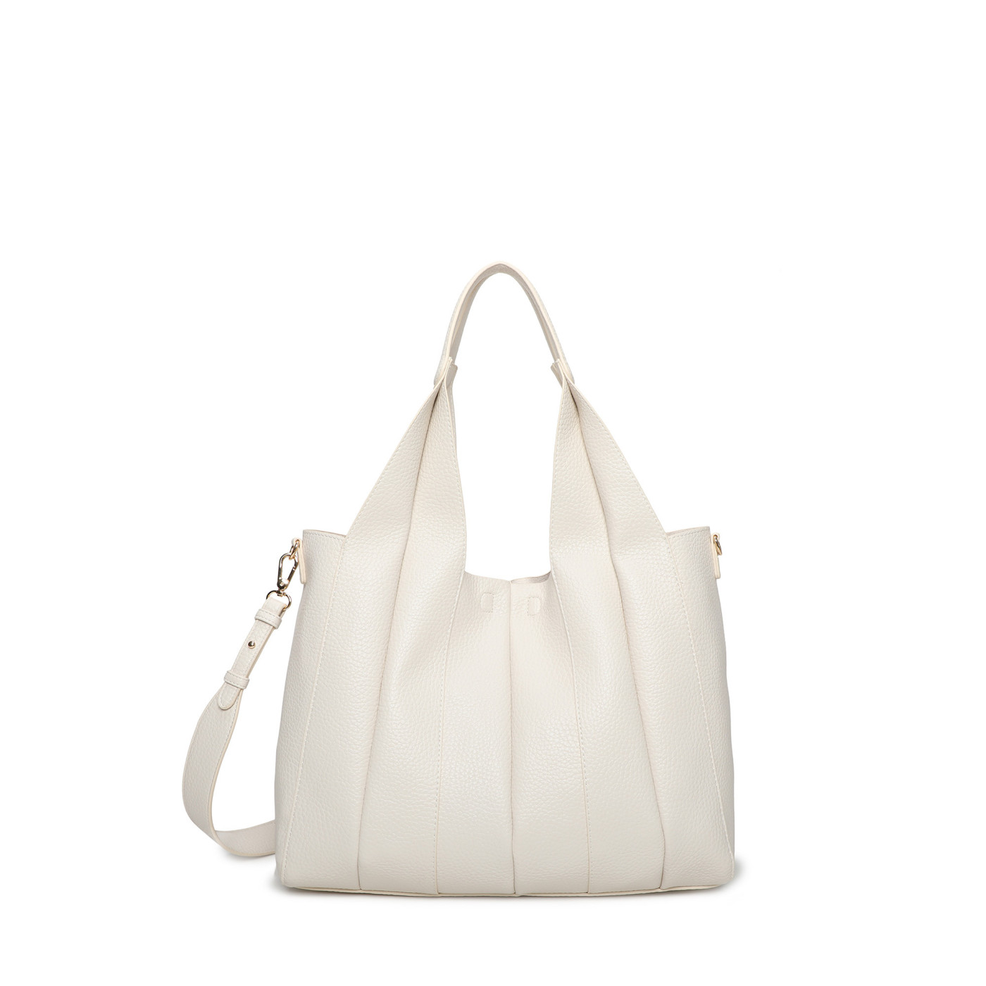 Bolso Shopper con detalle plisado