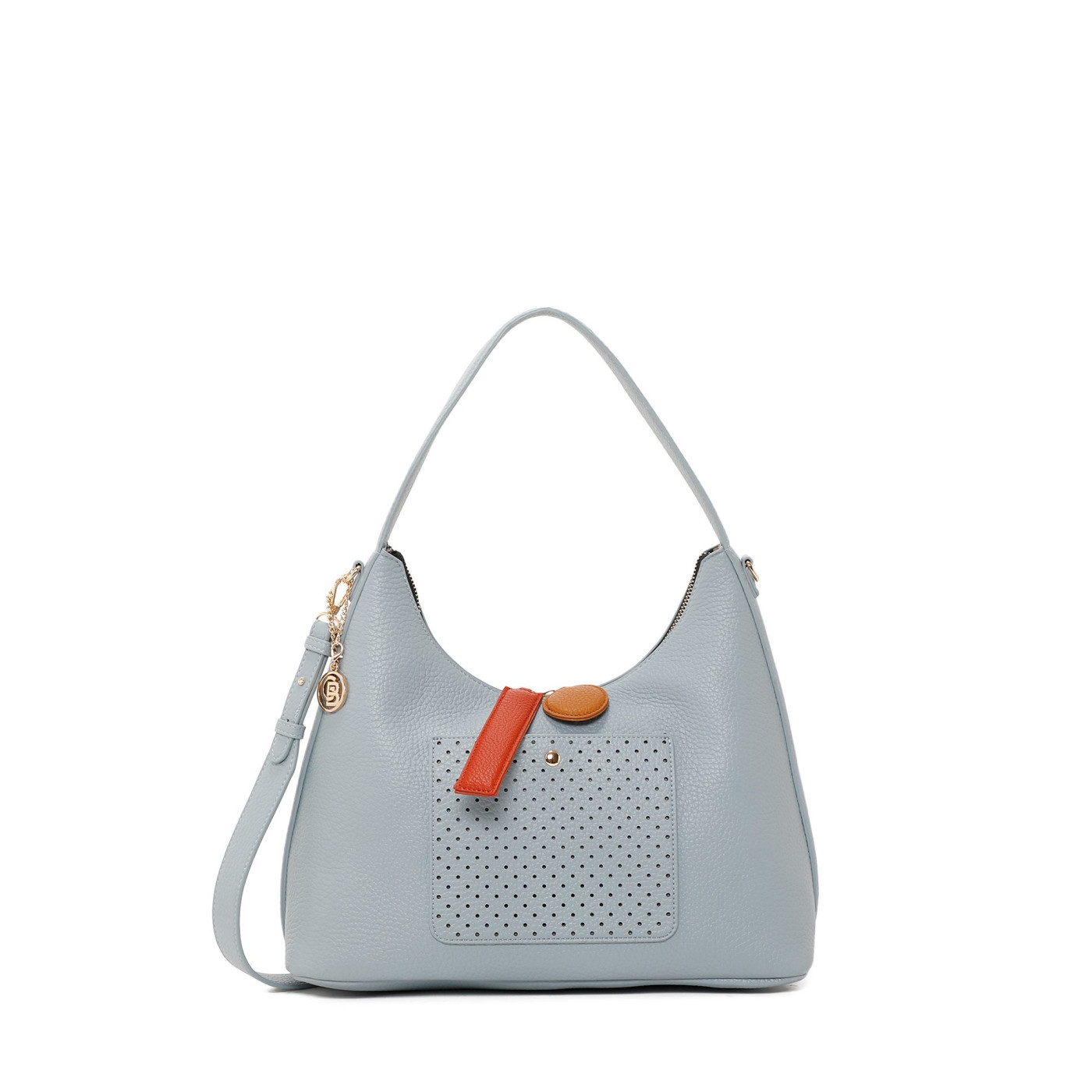 Bolso Shopper con bolsillo frontal