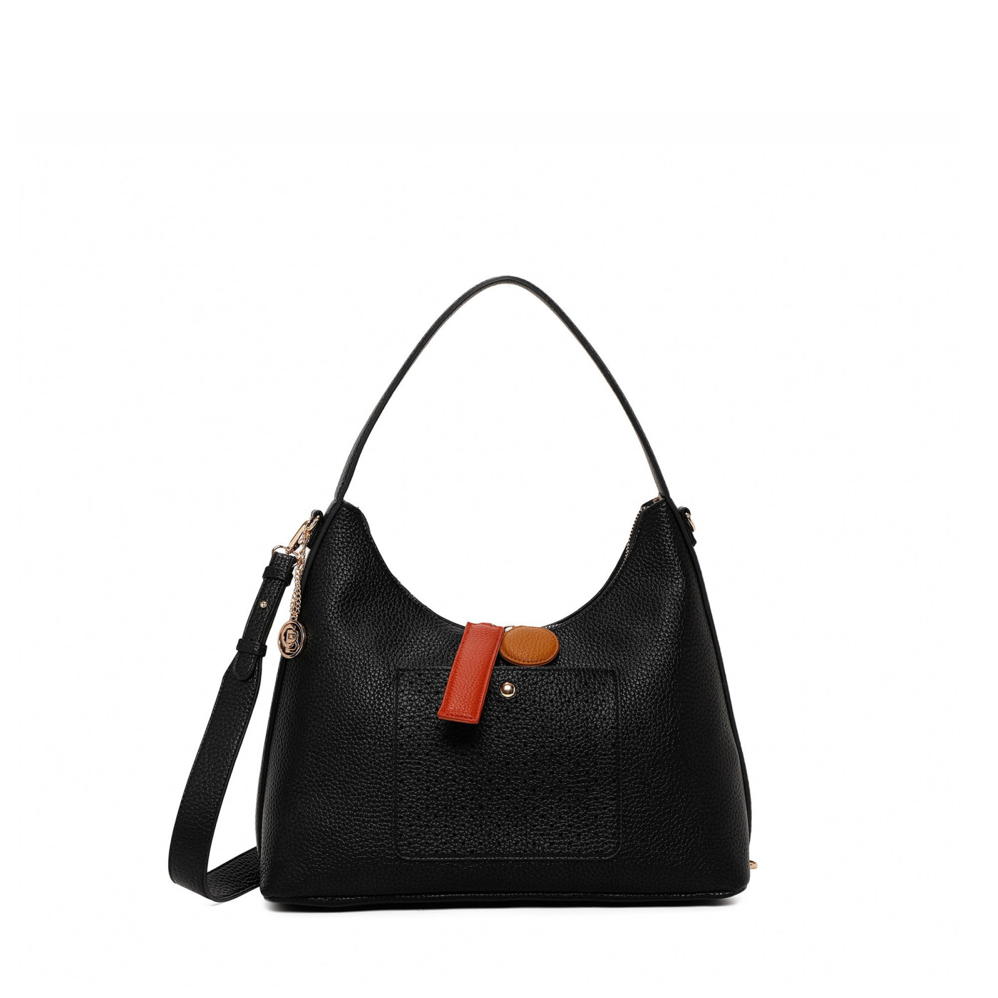 Bolso Shopper con bolsillo frontal