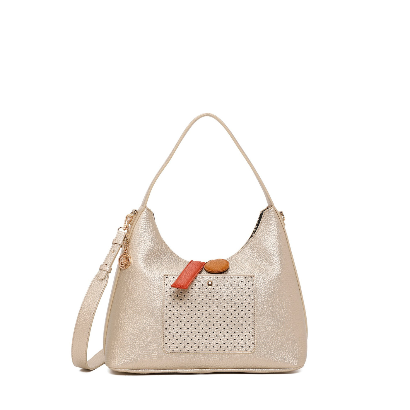 Bolso Shopper con bolsillo frontal