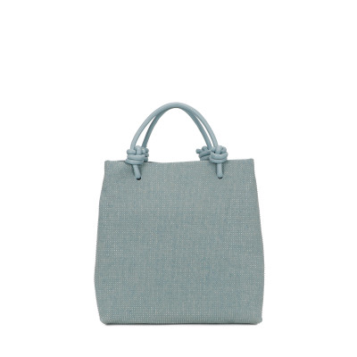 Bolsa Shopper rectangular con brillantes