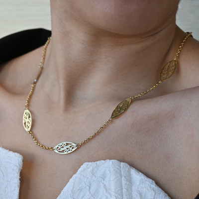 Collana Encantos con treccia