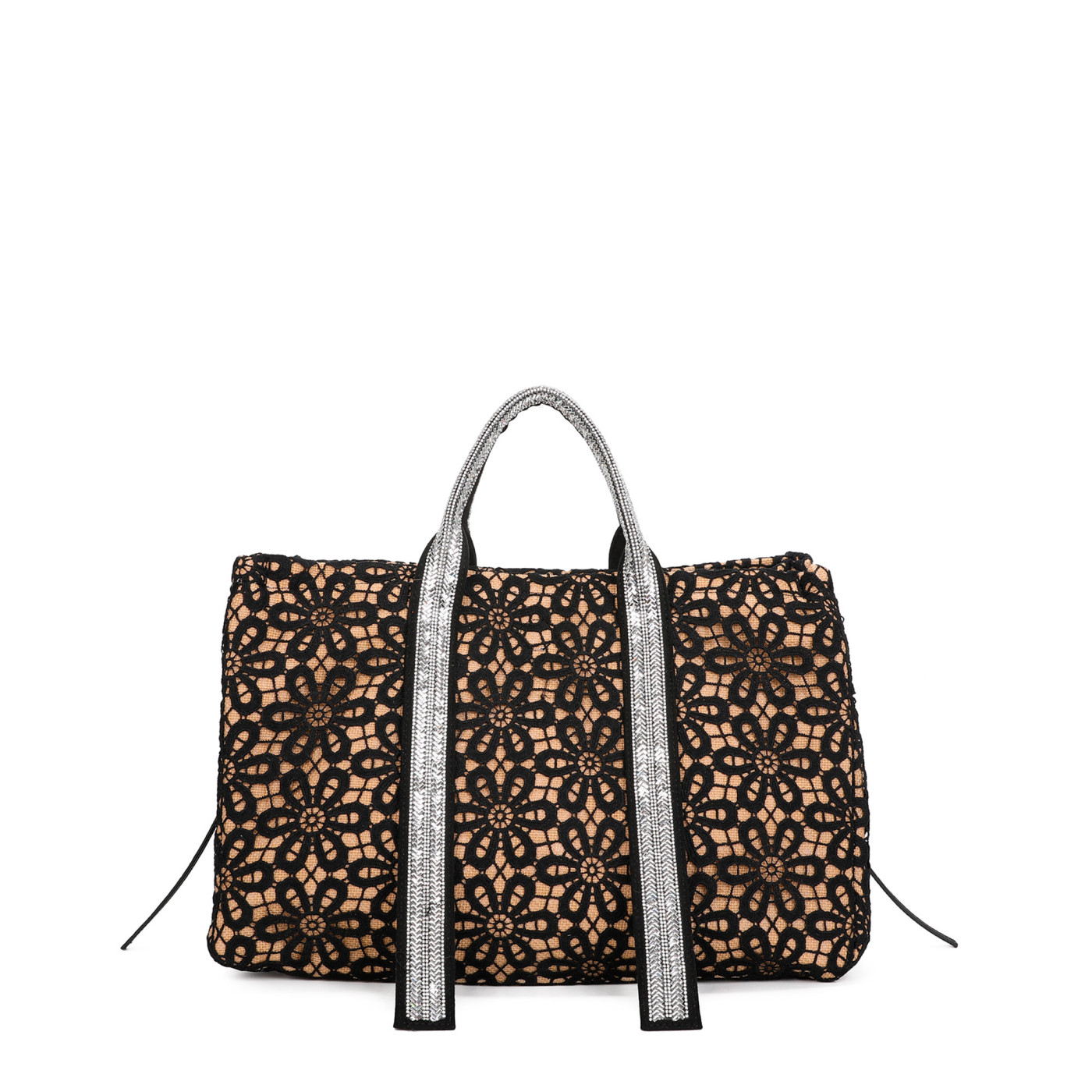 Sac Shopper avec rubans brillants