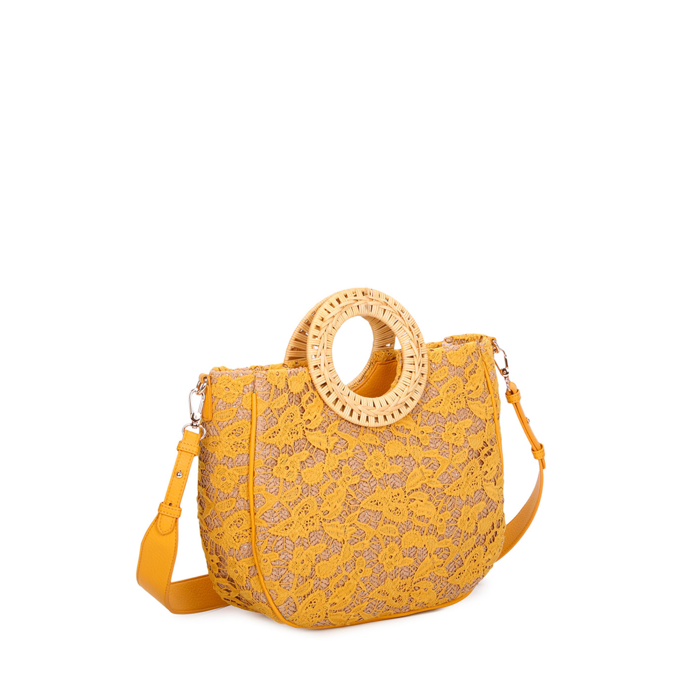 Bolso Shopper con asa entrelazada