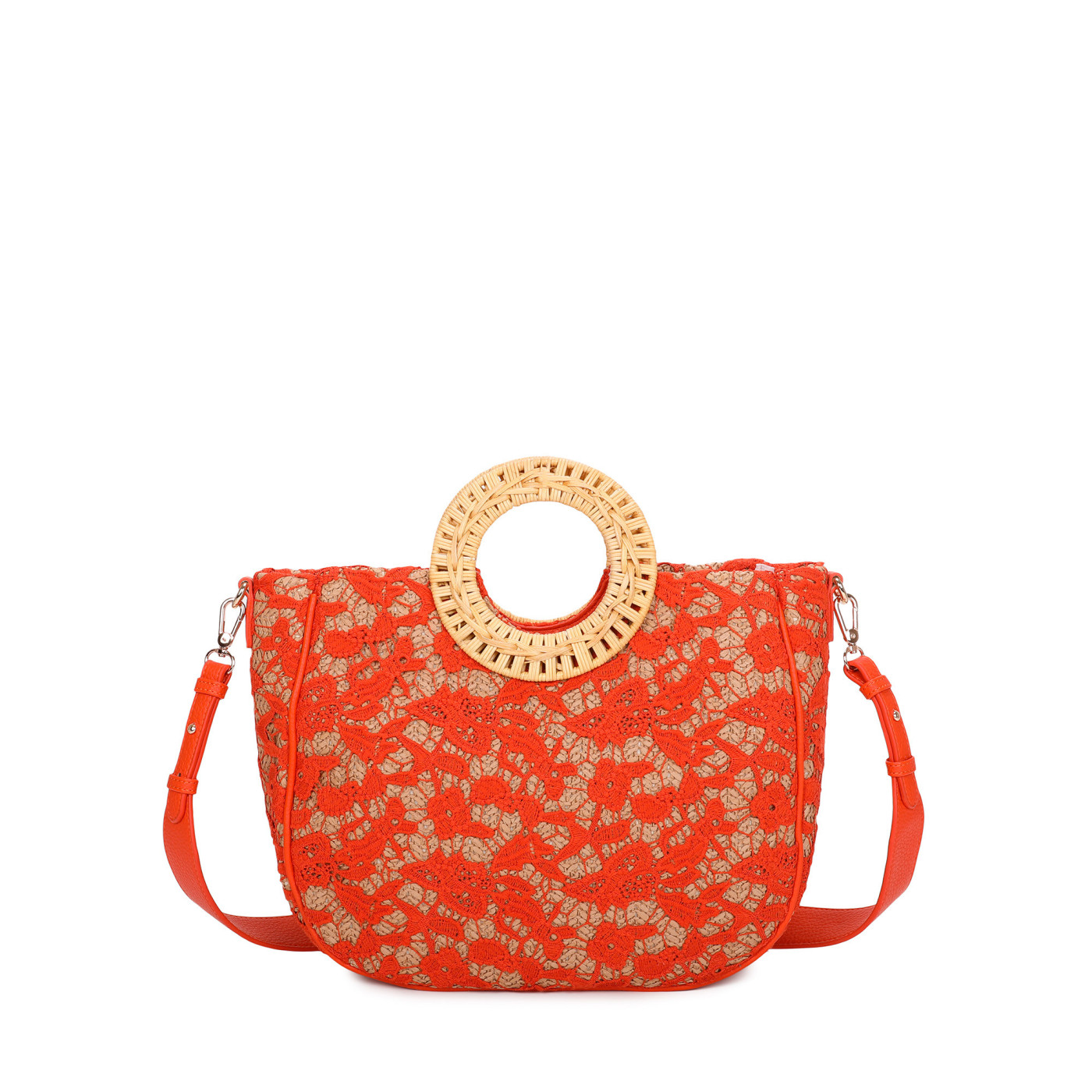 Bolso Shopper con asa entrelazada