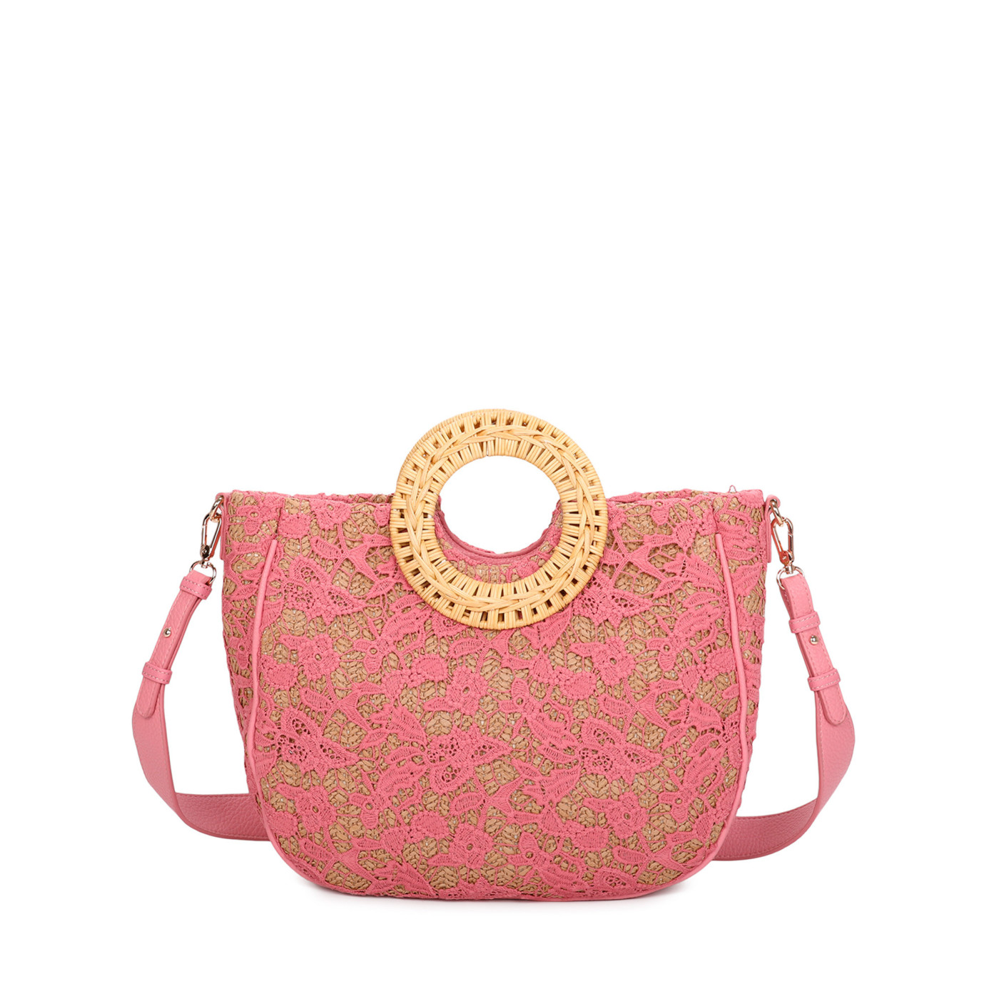 Bolso Shopper con asa entrelazada