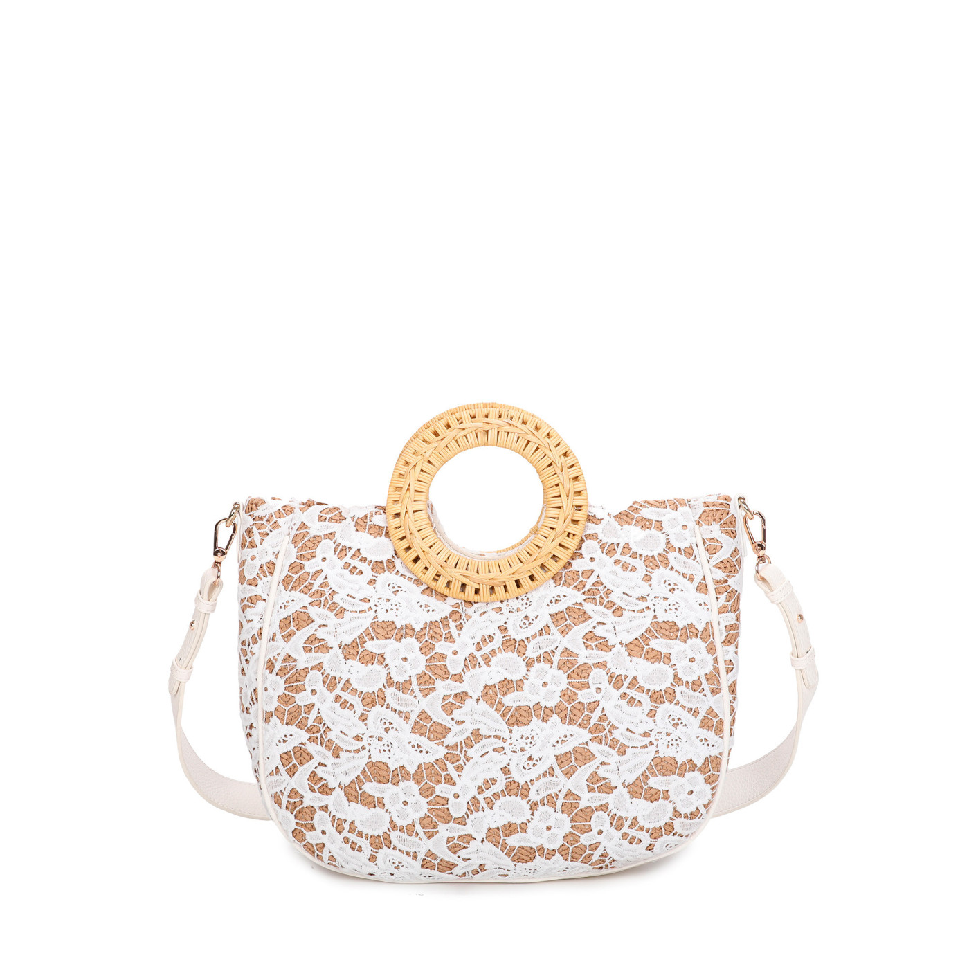 Bolso Shopper con asa entrelazada