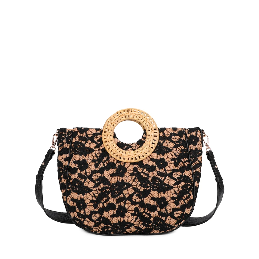Borsa Shopper con manico intrecciato