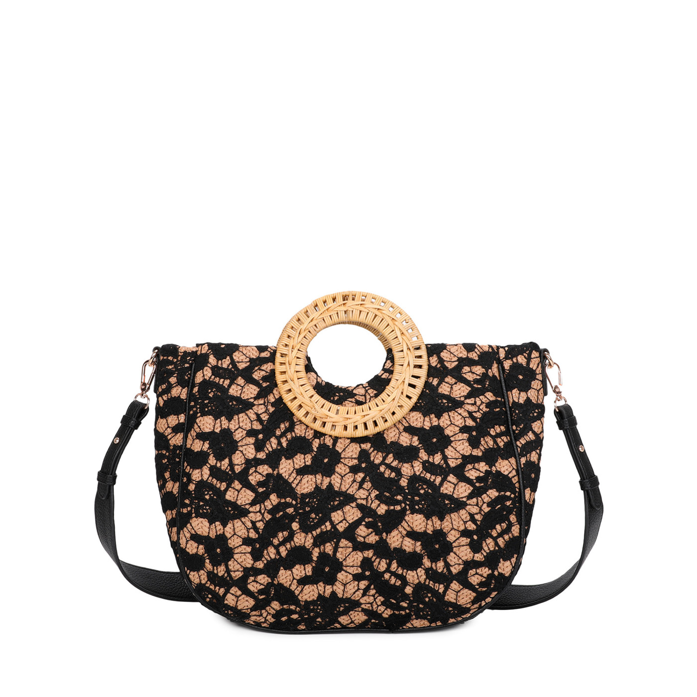 Bolso Shopper con asa entrelazada