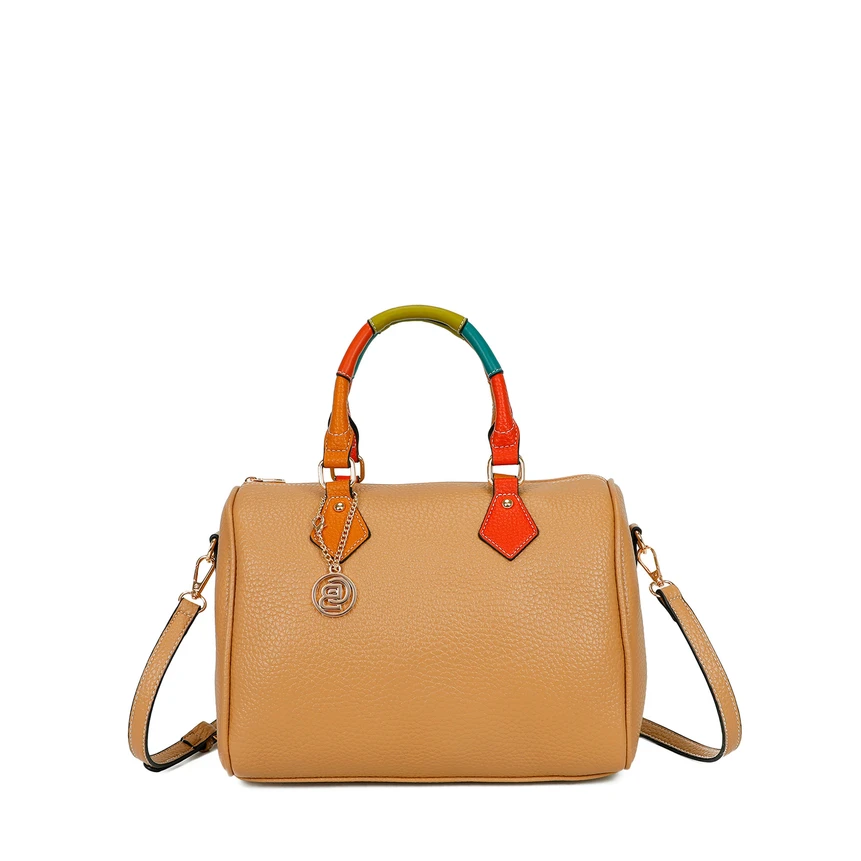 Mala Shopper quadrada multicor