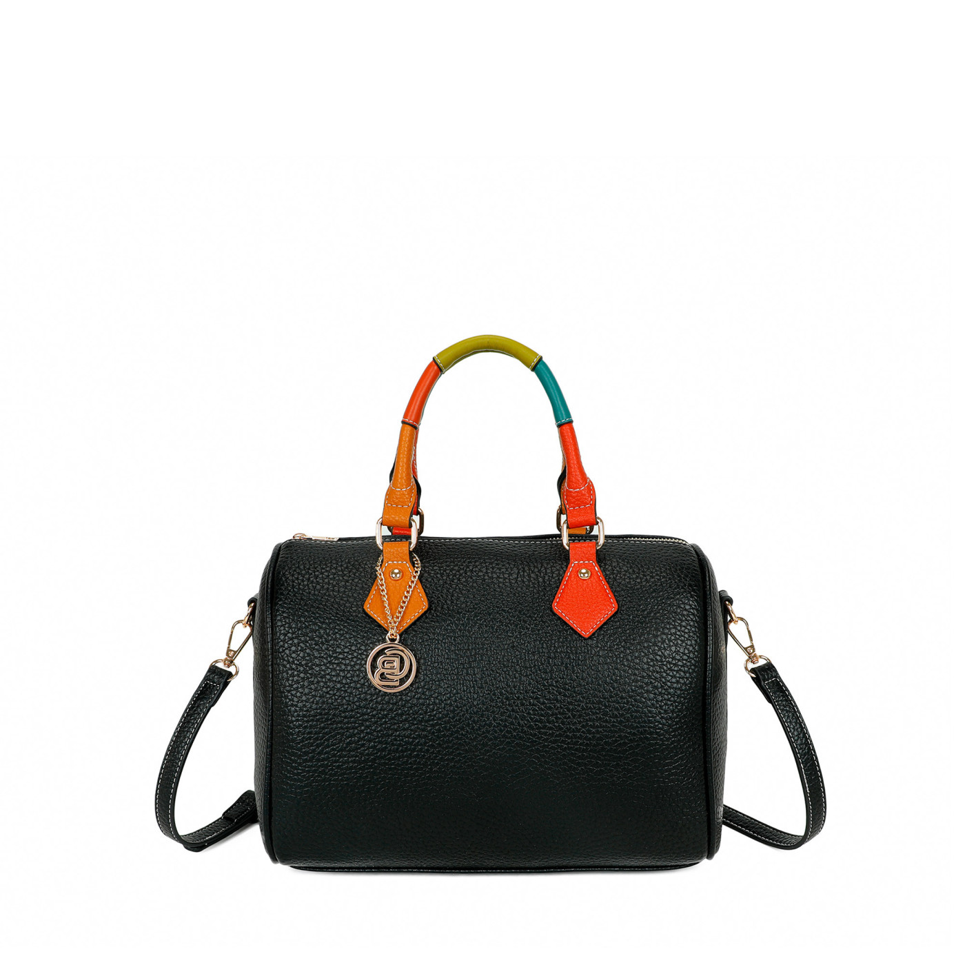 Bolso Shopper cuadrado multicolor