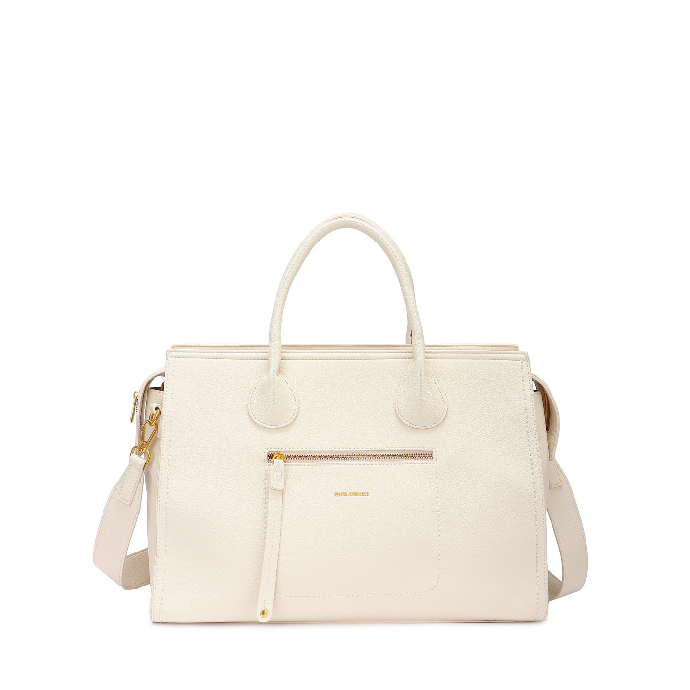 Bolso Shopper rectangular con cierre