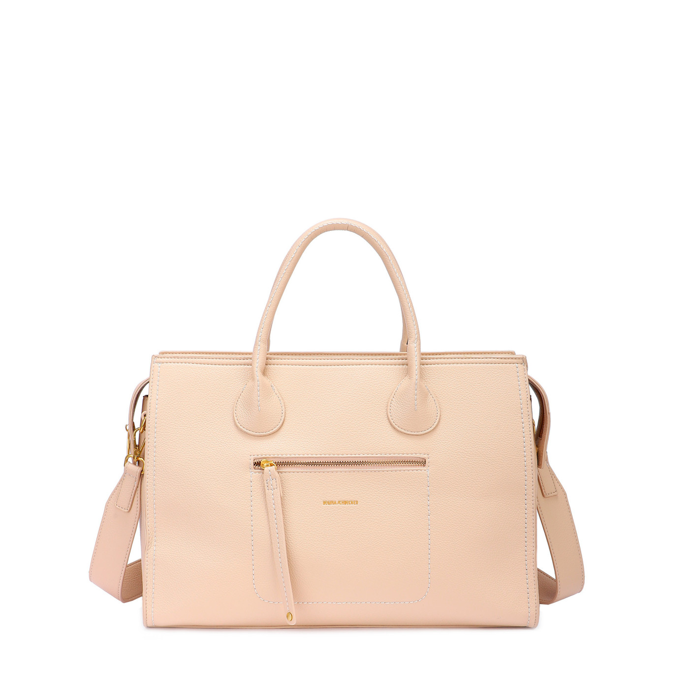 Bolso Shopper rectangular con cierre