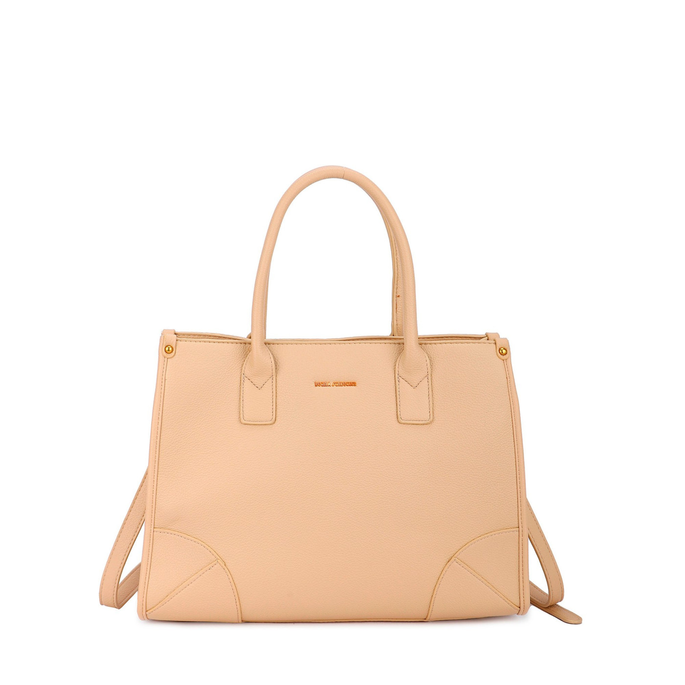 Bolso Shopper con detalles dorados