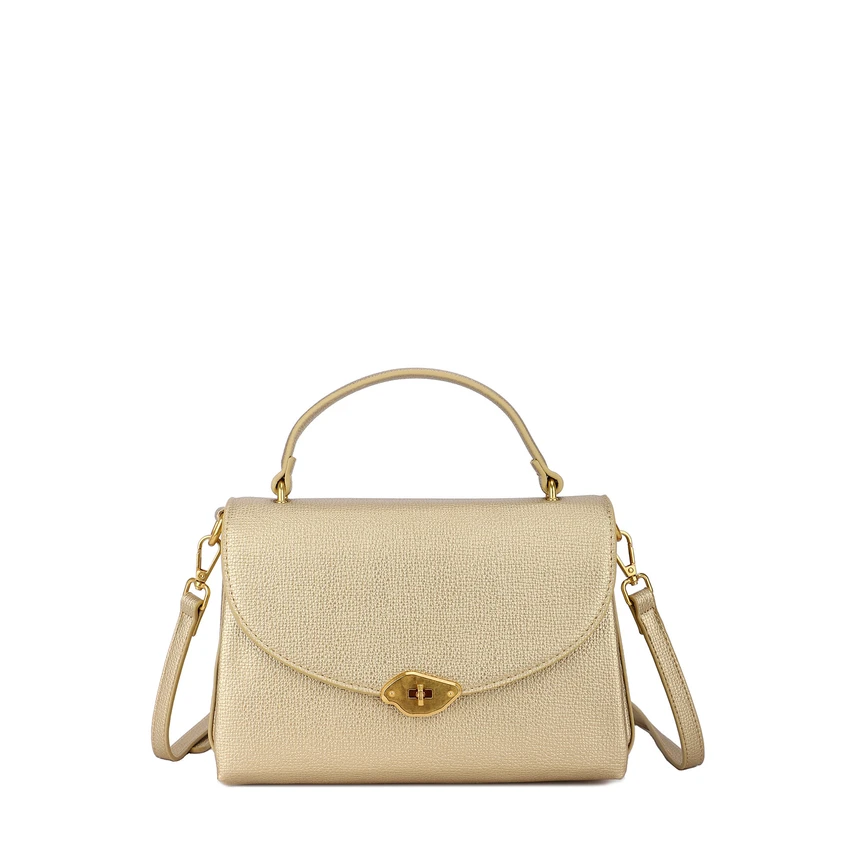 Sac bandoulière avec fermeture irrégulière