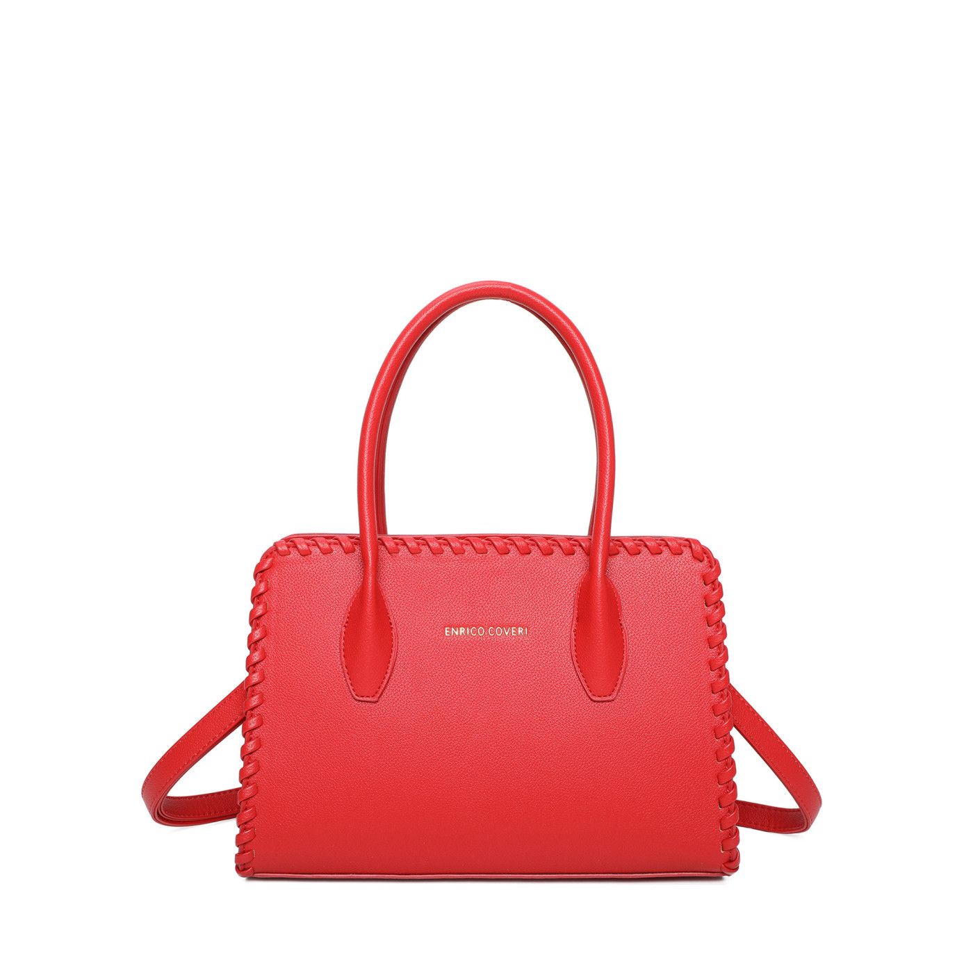 Handbag with irregular handle