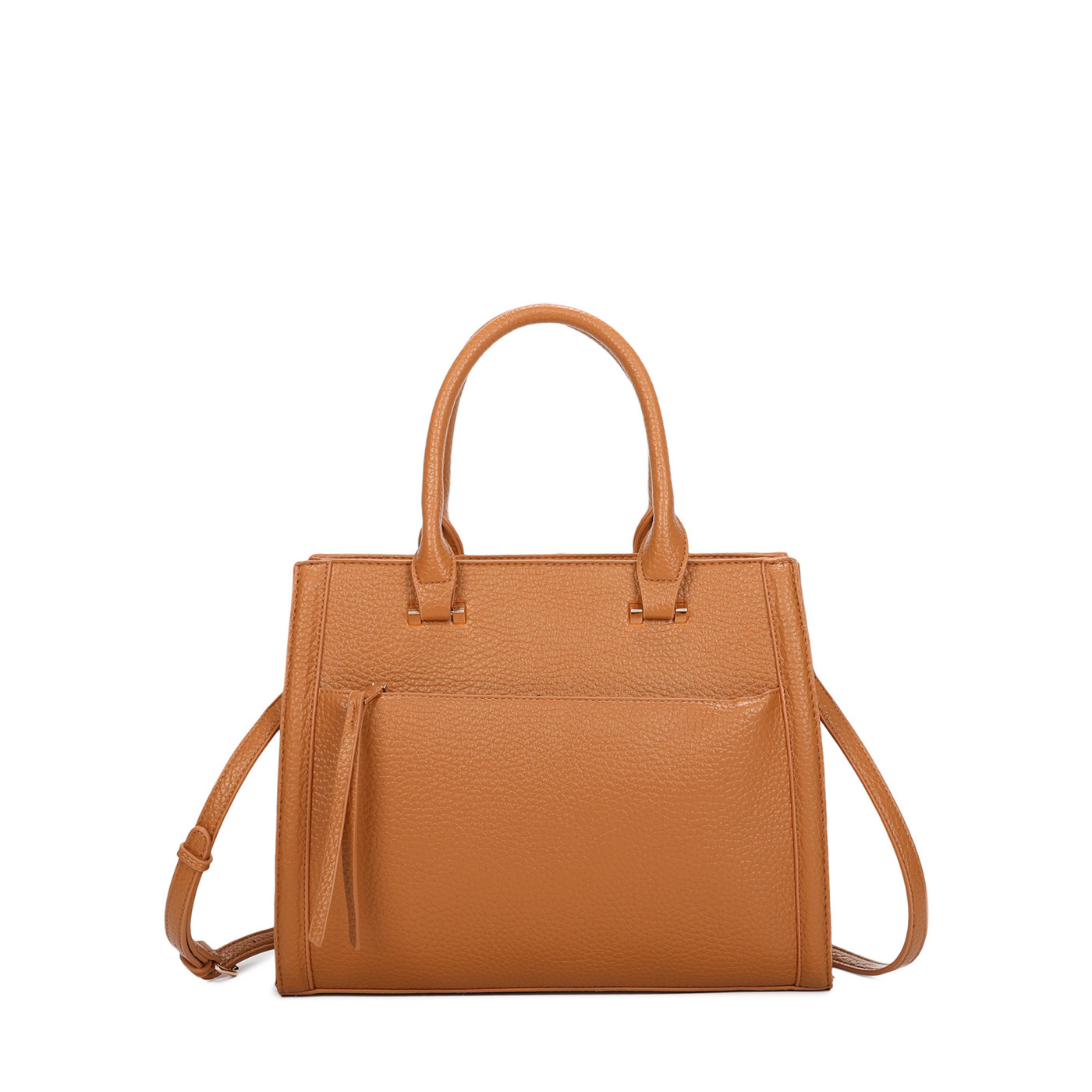 Mala Shopper com detalhes dourados