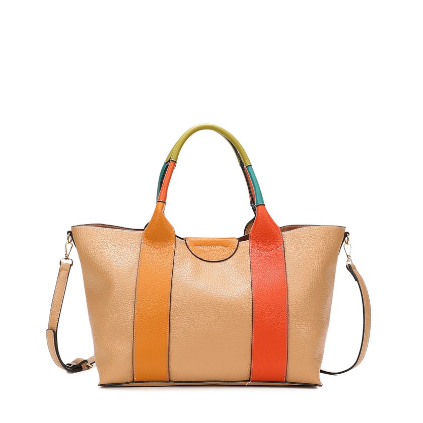 Mala Shopper com alça multicor