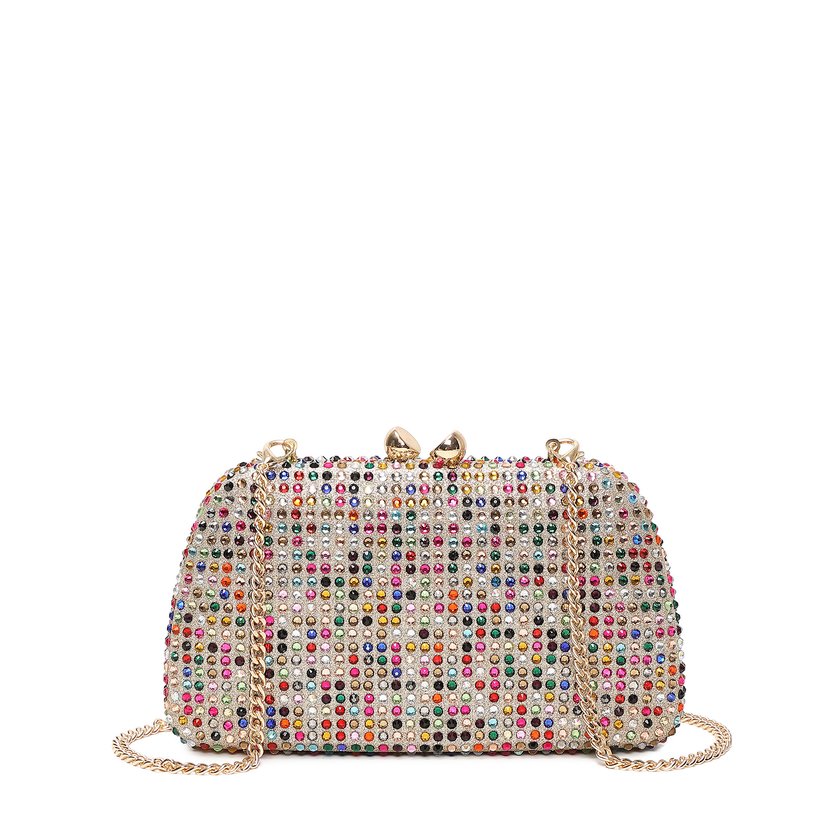 Pochette femme avec strass
