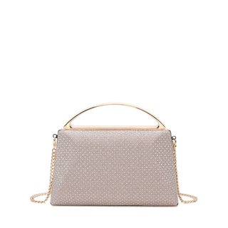 Pochette de senhora pega dourada