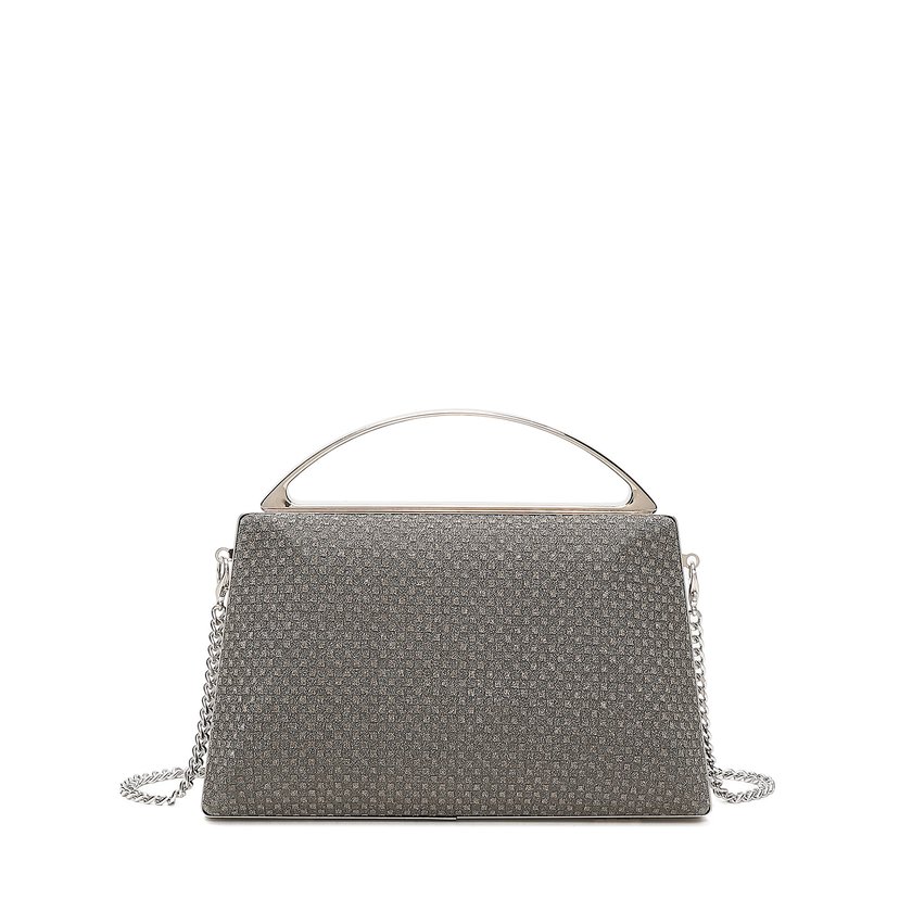 Pochette da donna con manico dorato