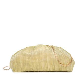 Crossbody bag with shiny fabric