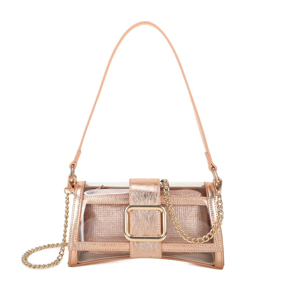 Transparent shoulder bag
