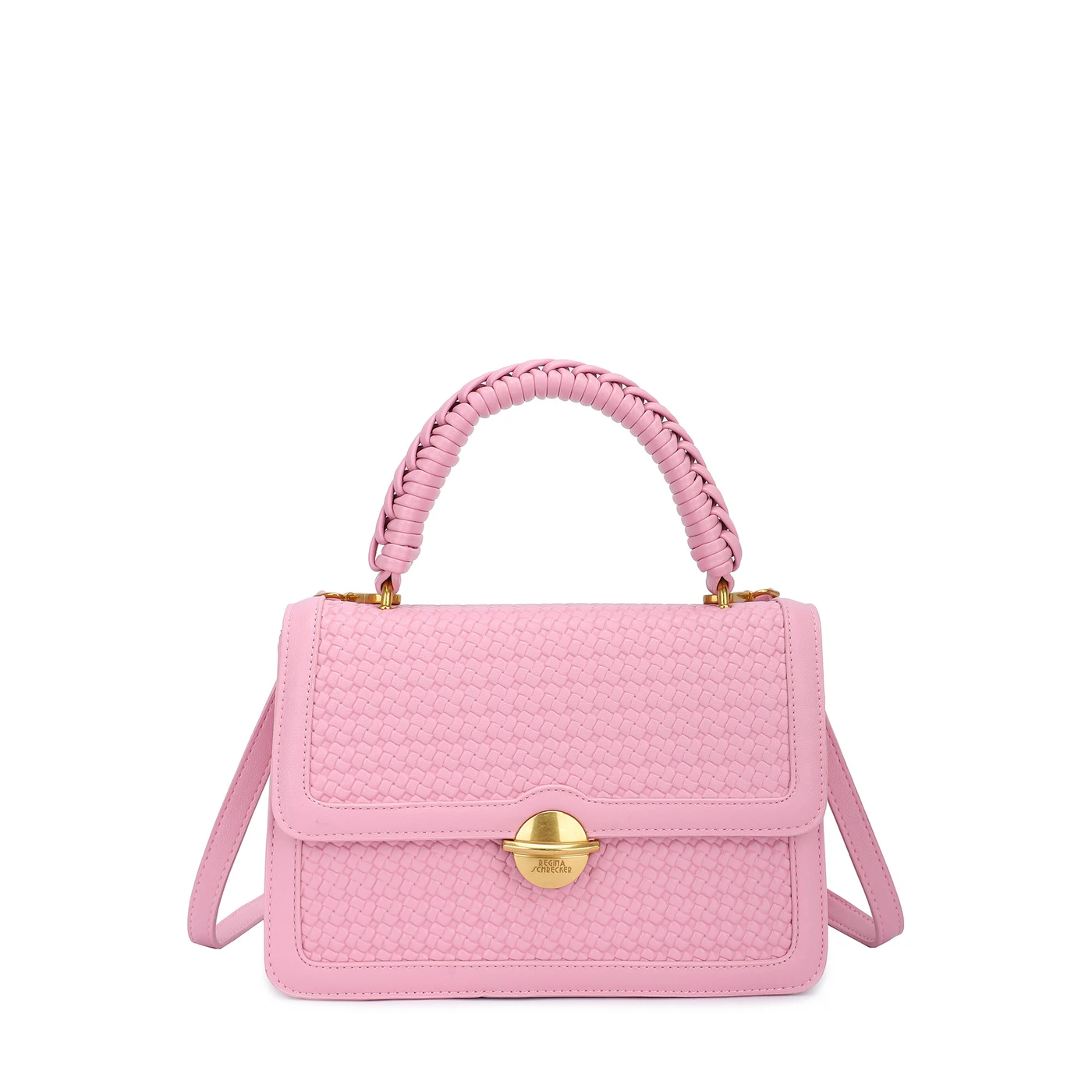 Bolso de mano con trenzado