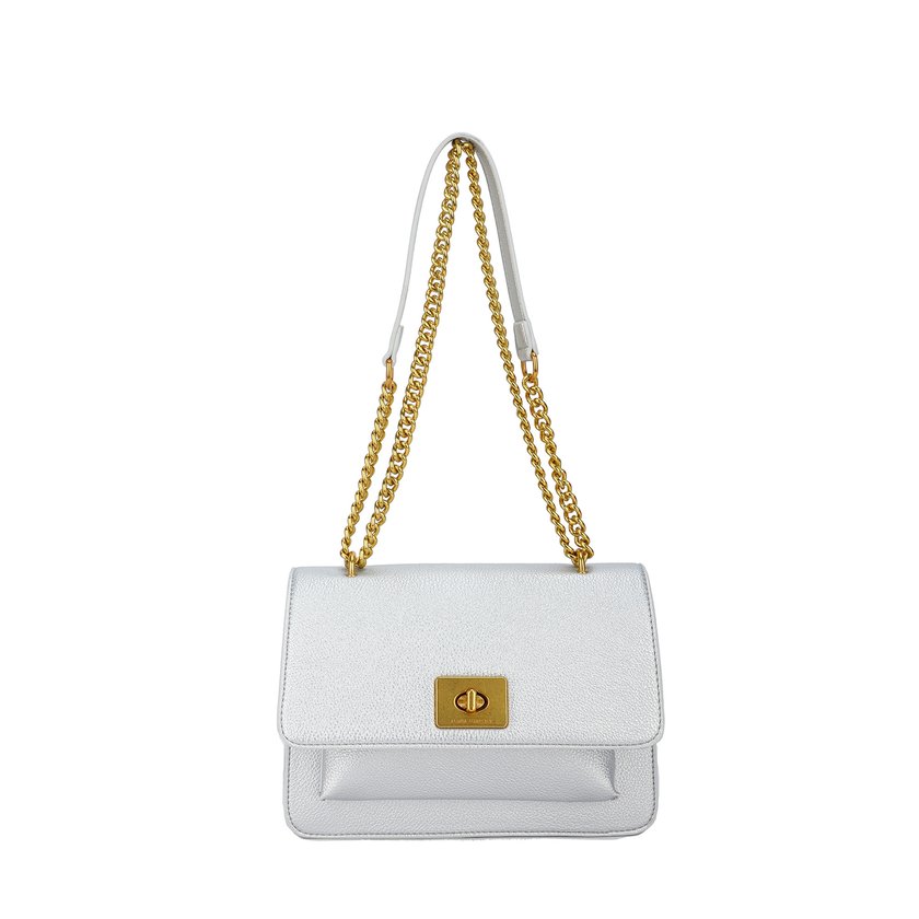 Bolso bandolera con asa de cadena