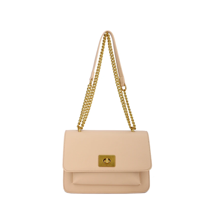 Bolso bandolera con asa de cadena