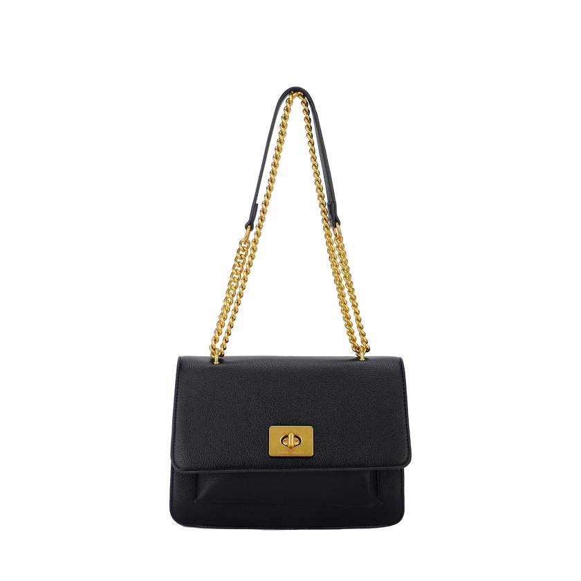 Crossbody bag with chain strap