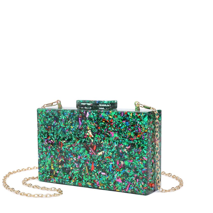 Pochette de senhora em acrílico