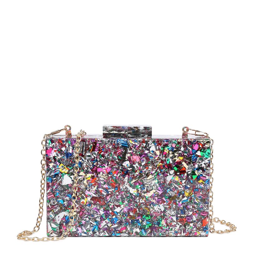 Pochette de senhora em acrílico