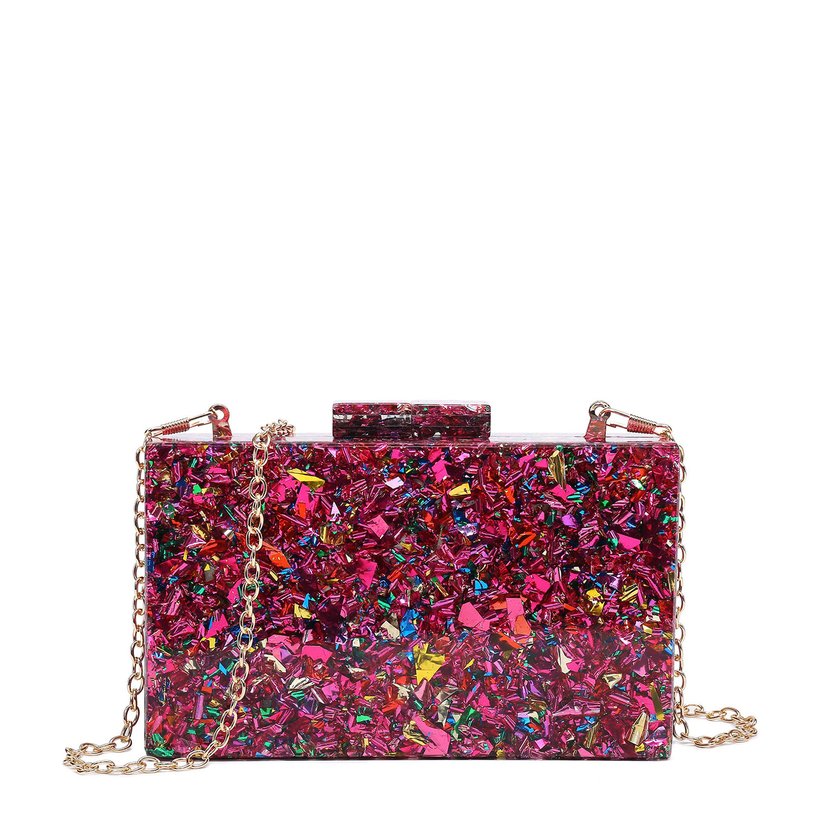 Pochette de senhora em acrílico