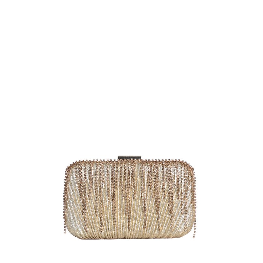 Women's clutch with rhinestones