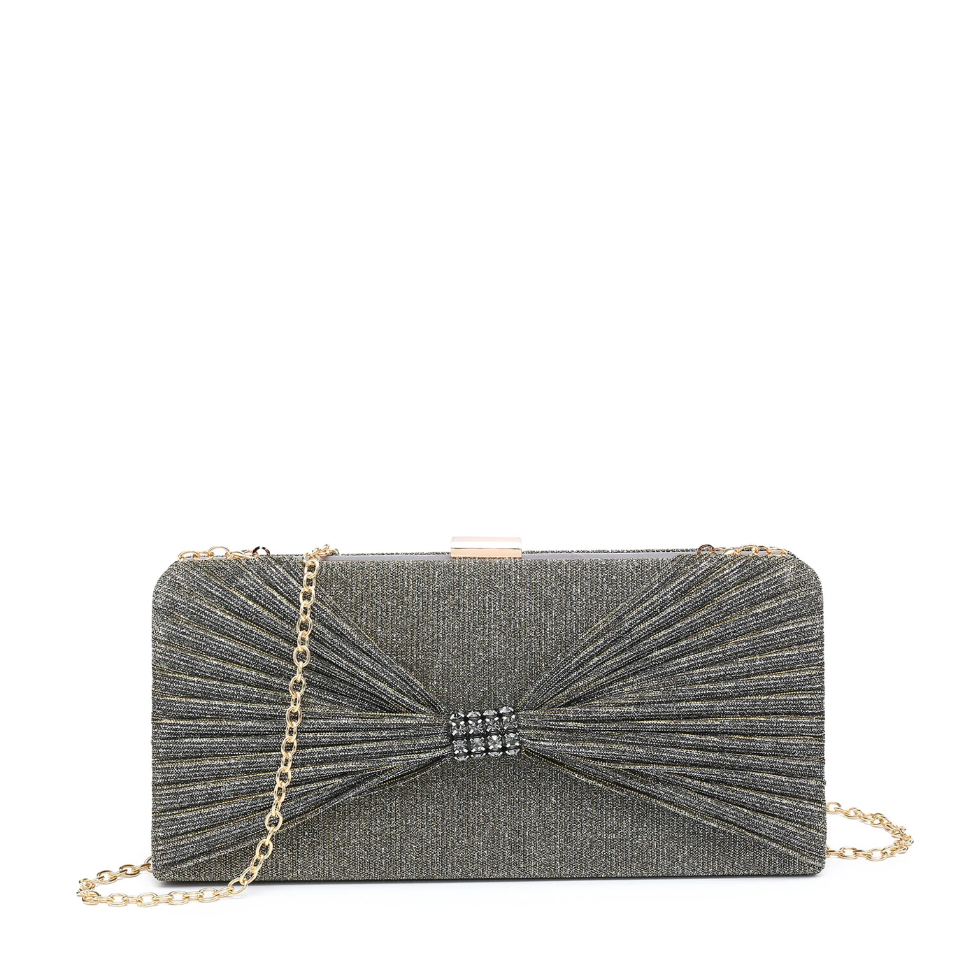 Pochette de senhora com repuxado
