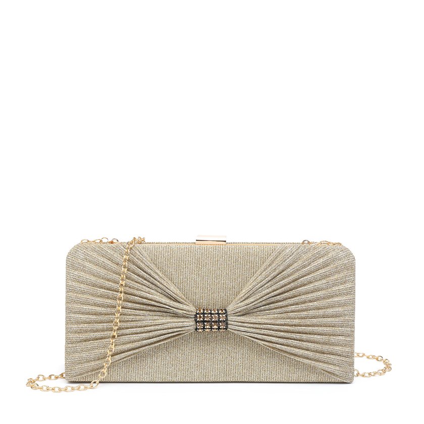 Pochette de senhora com repuxado