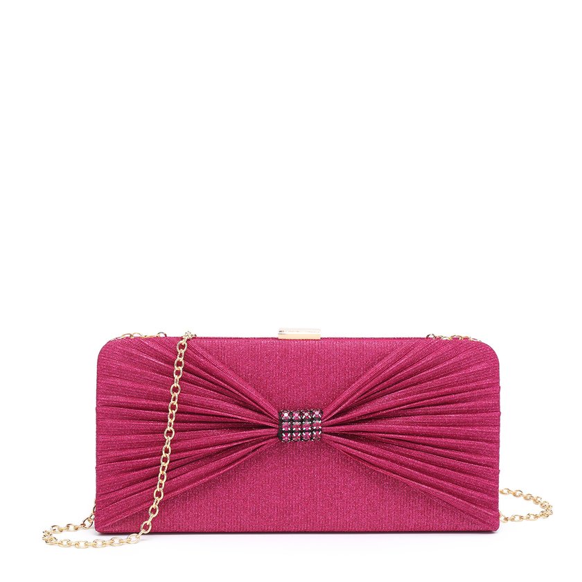 Pochette de senhora com repuxado