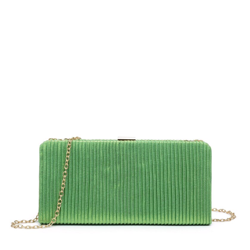 Pochette de senhora em tecido brilhante