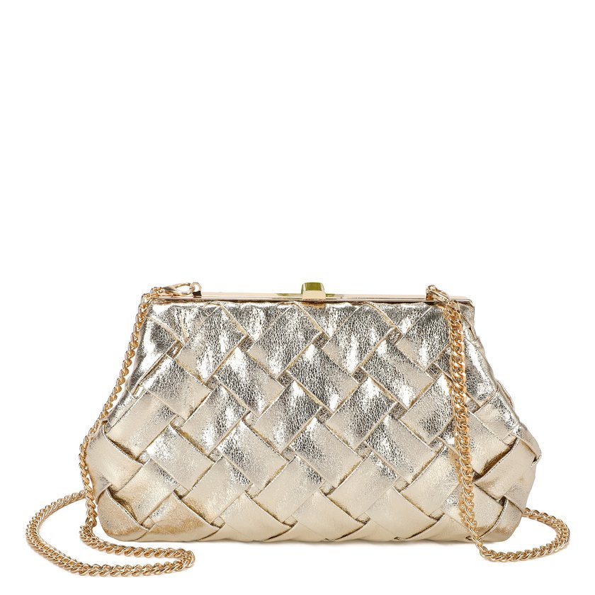 Pochette de senhora com entrelaçado