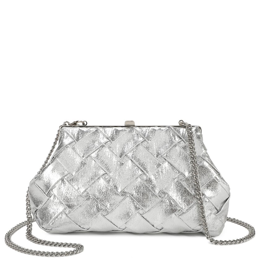 Pochette de senhora com entrelaçado